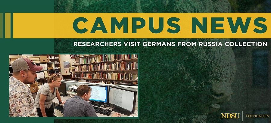Campus News | Researchers visit Germans from Russia Collection
