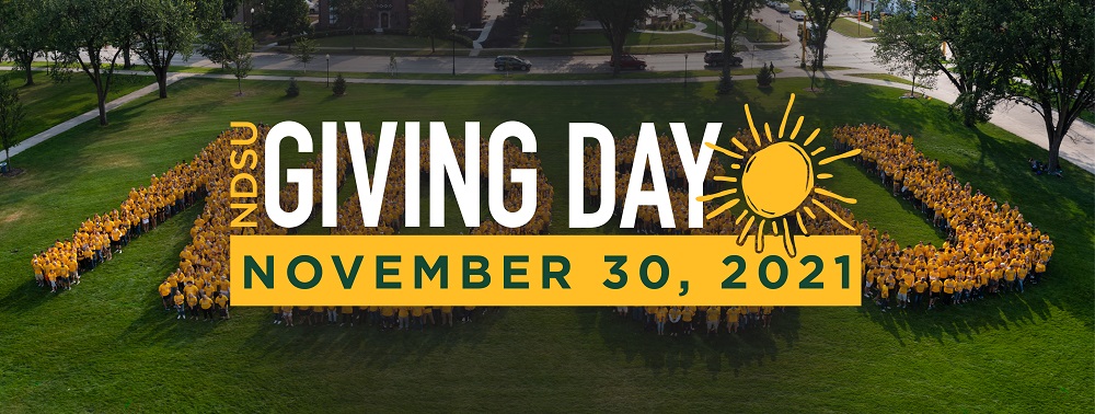 Banner: NDSU Giving Day | November 30, 2021 | Give at NDSUGivingDay.com