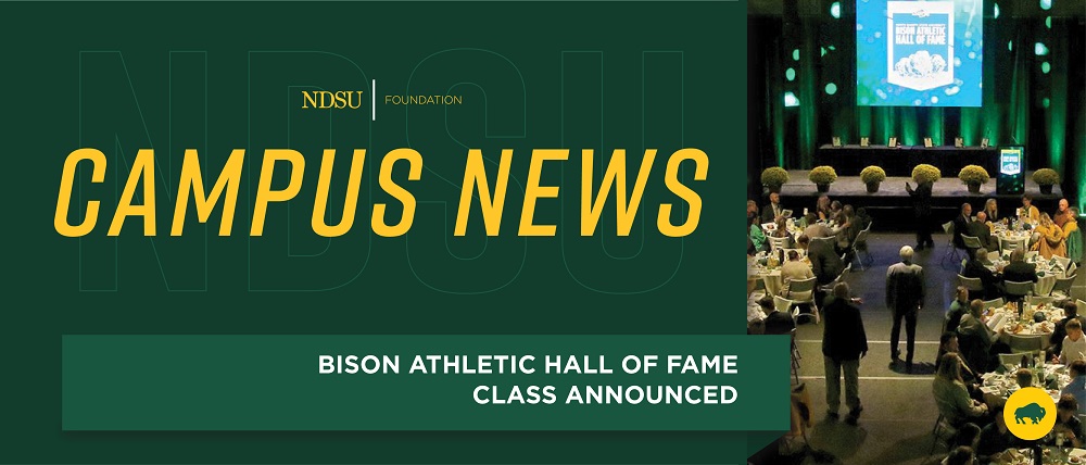 Banner: Campus News | Bison Athletic Hall of Fame Class Announced