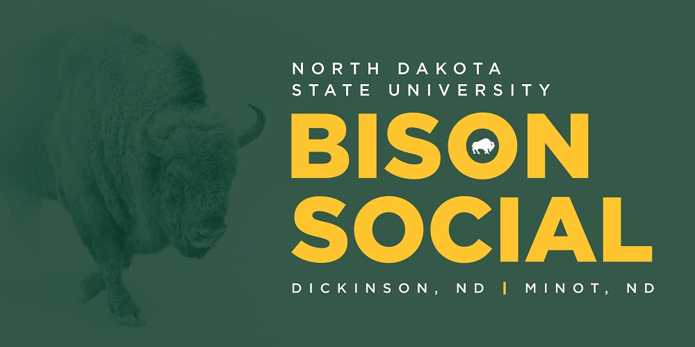 Banner: ճԹBison Social | Dickinson, North Dakota and Minot, North Dakota