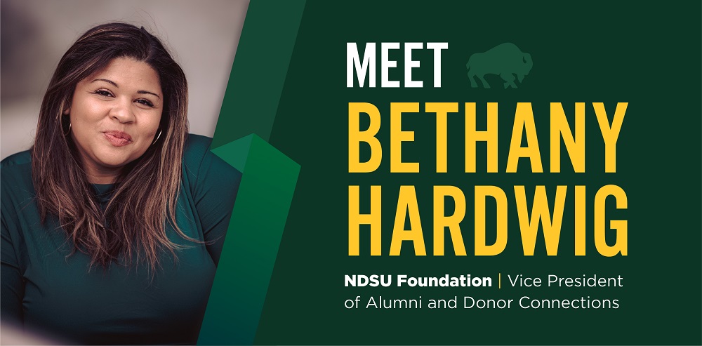 Banner: Meet Bethany Hardwig | NDSU Foundation's Vice President of Alumni and Donor Connections